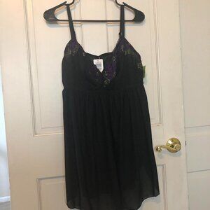 NWT Torrid Nightie Chemise with Embroidered Flowers
